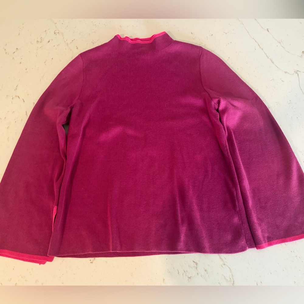 Halogen Bright Fuchsia Knit Top